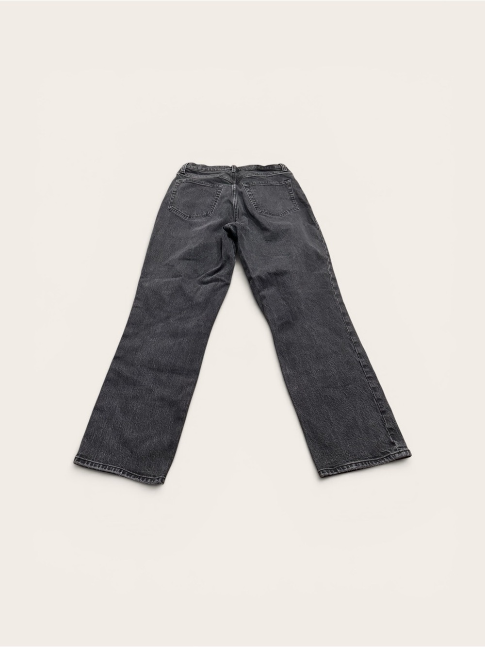 Abercrombie & Fitch Curve Love High Rise 90s Straight Jeans Black Wash Womens 29 - Picture 4 of 9